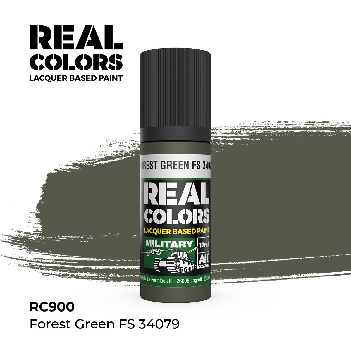 AK Interactive Real Colors Lacquer Paints 17ml. *New Bottles*