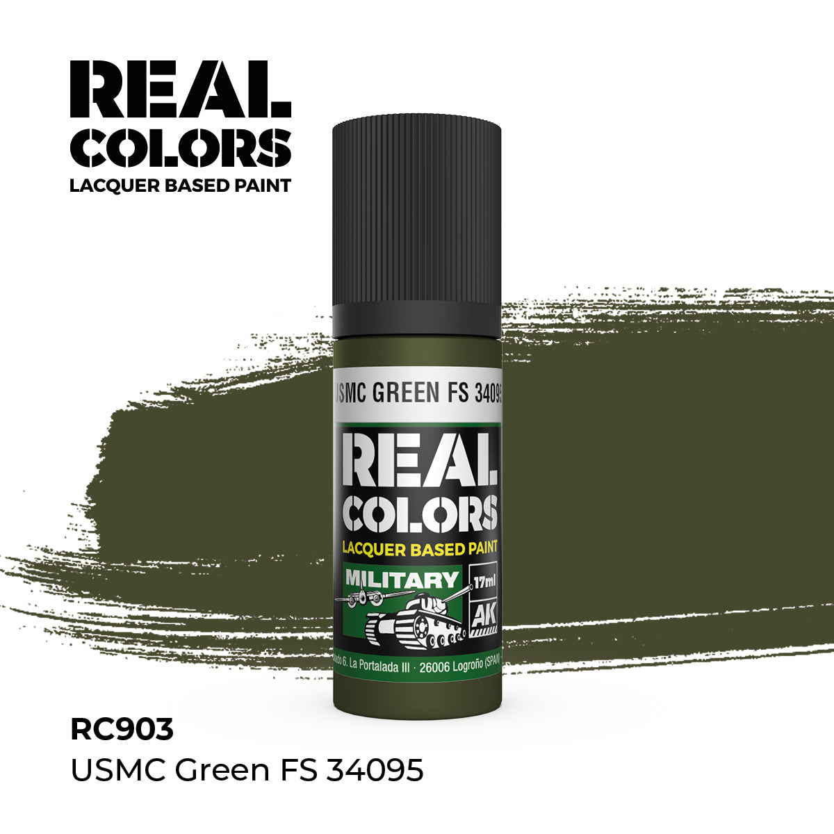 AK Interactive Real Colors Lacquer Paints 17ml. *New Bottles*