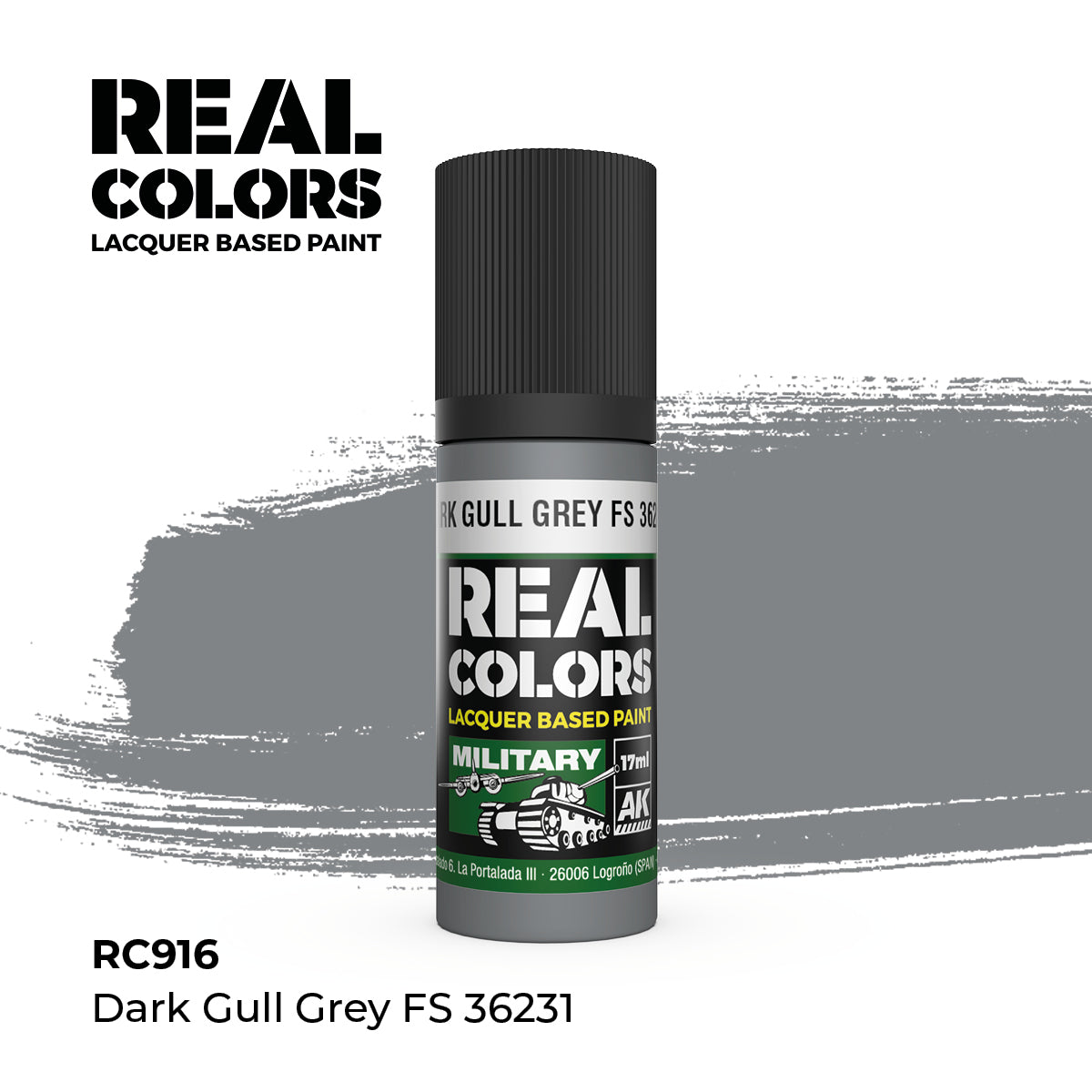 AK Interactive Real Colors Lacquer Paints 17ml. *New Bottles*