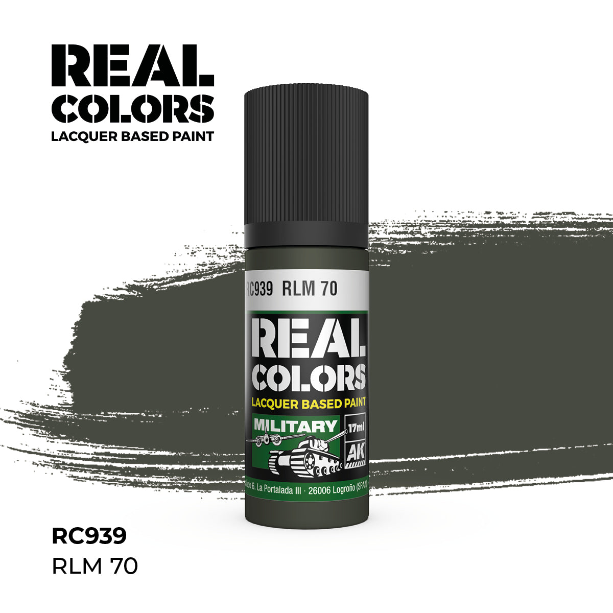 AK Interactive Real Colors Lacquer Paints 17ml. *New Bottles*