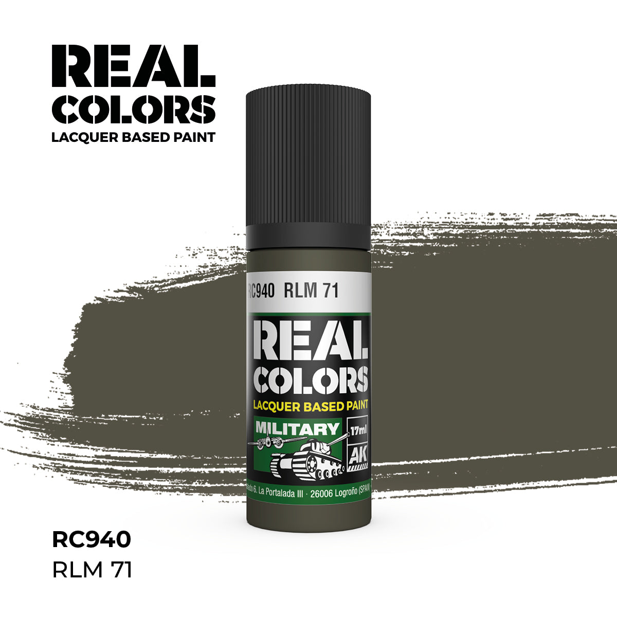 AK Interactive Real Colors Lacquer Paints 17ml. *New Bottles*