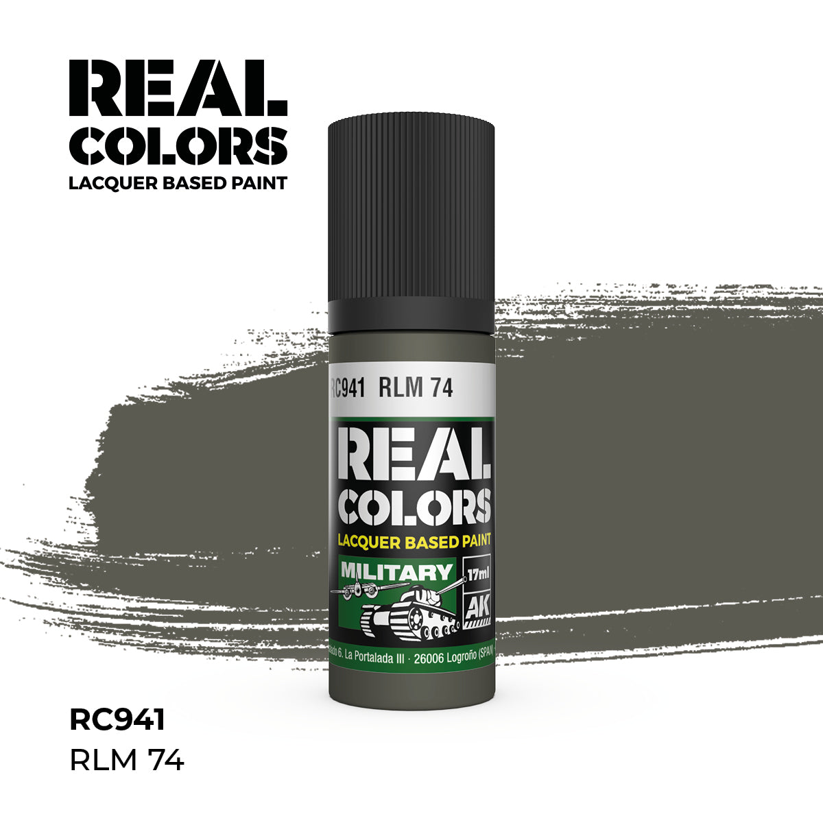 AK Interactive Real Colors Lacquer Paints 17ml. *New Bottles*