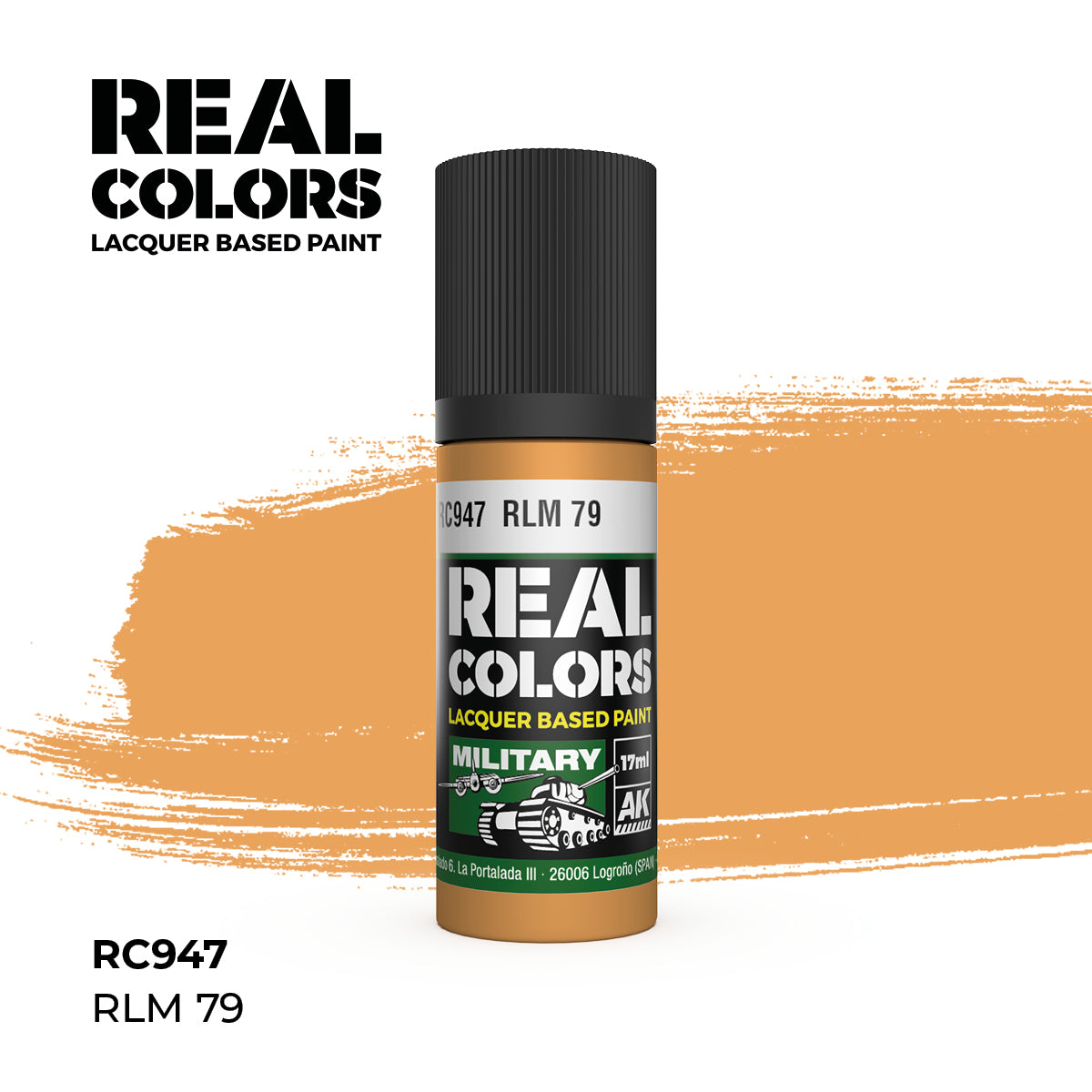 AK Interactive Real Colors Lacquer Paints 17ml. *New Bottles*