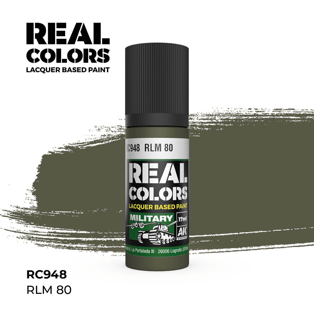 AK Interactive Real Colors Lacquer Paints 17ml. *New Bottles*