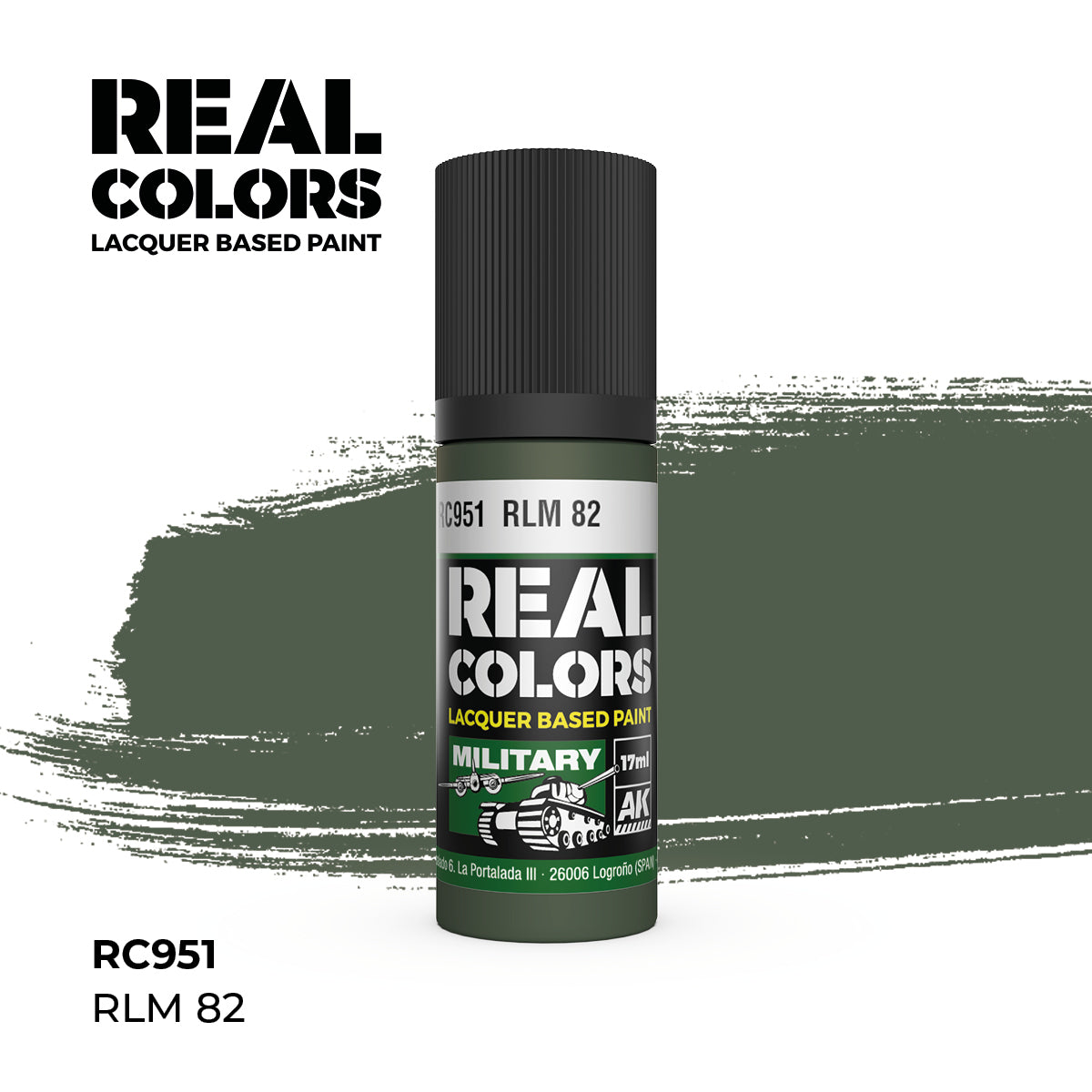 AK Interactive Real Colors Lacquer Paints 17ml. *New Bottles*