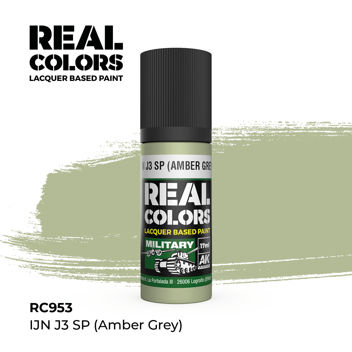 AK Interactive Real Colors Lacquer Paints 17ml. *New Bottles*