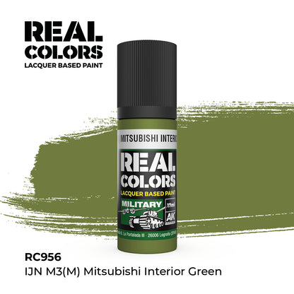 AK Interactive Real Colors Lacquer Paints 17ml. *New Bottles*