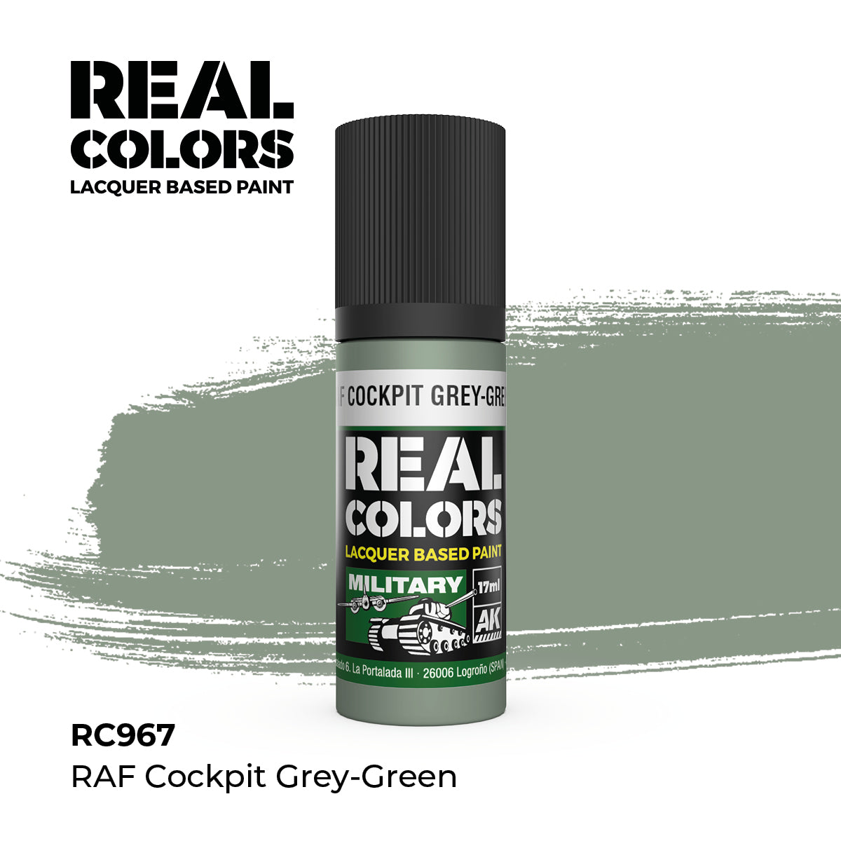 AK Interactive Real Colors Lacquer Paints 17ml. *New Bottles*