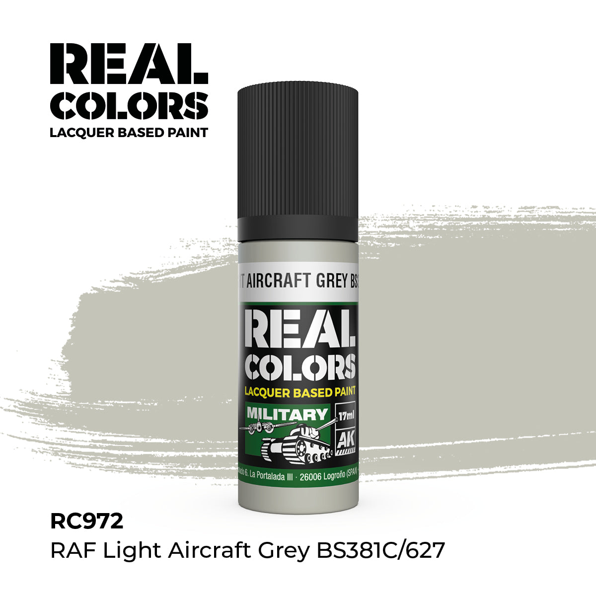 AK Interactive Real Colors Lacquer Paints 17ml. *New Bottles*