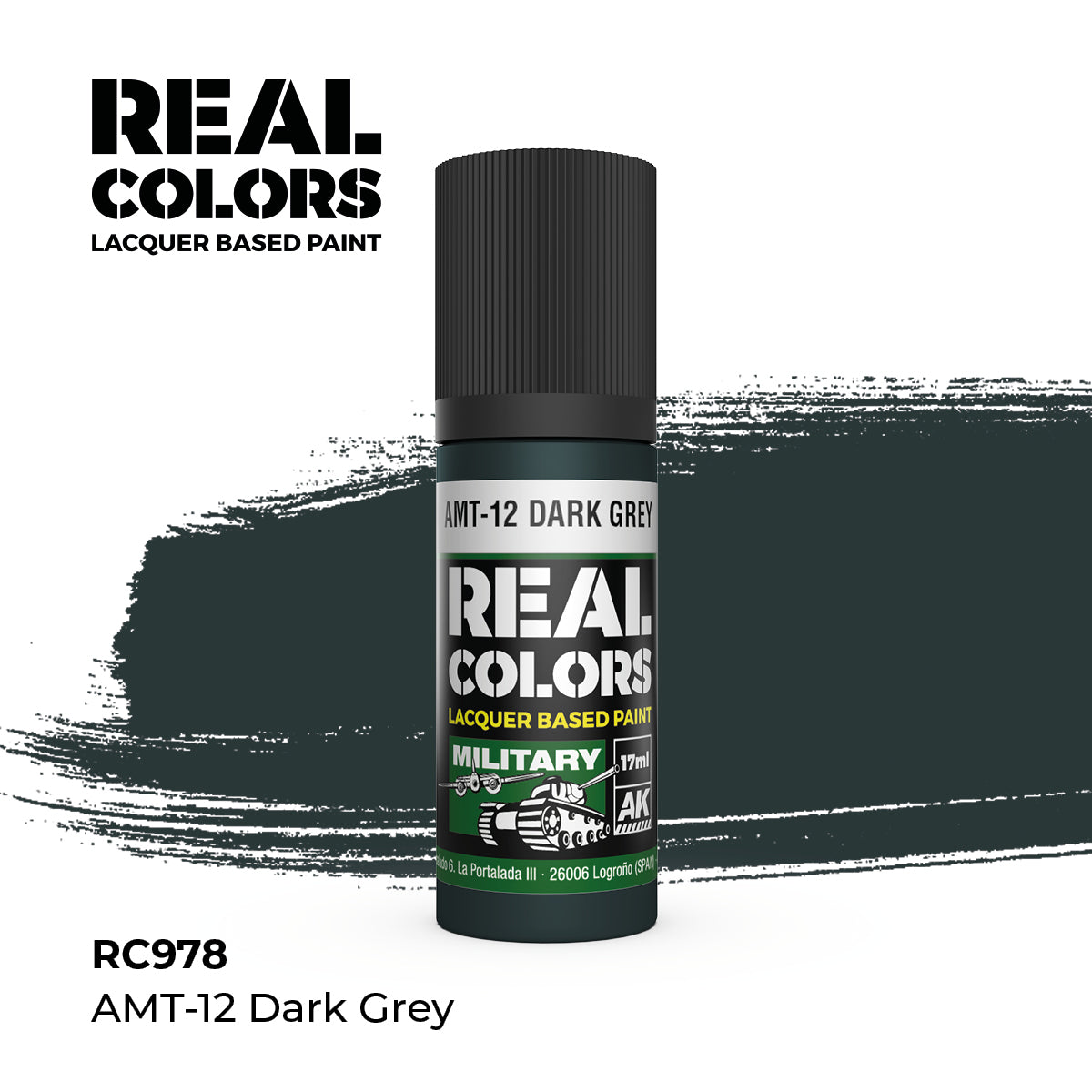 AK Interactive Real Colors Lacquer Paints 17ml. *New Bottles*