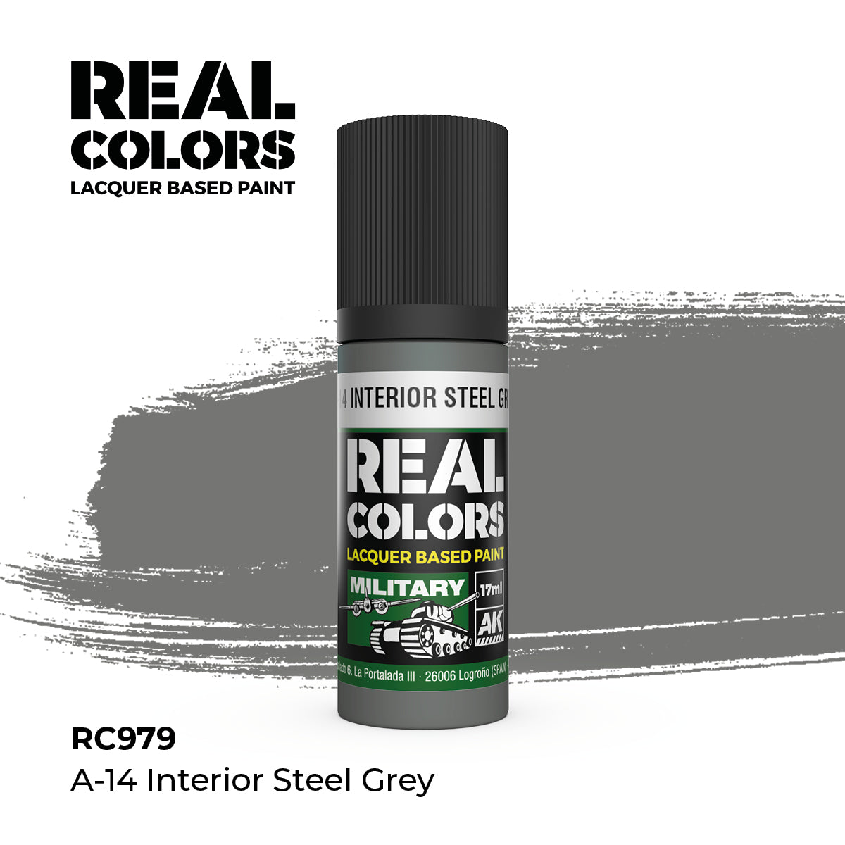 AK Interactive Real Colors Lacquer Paints 17ml. *New Bottles*