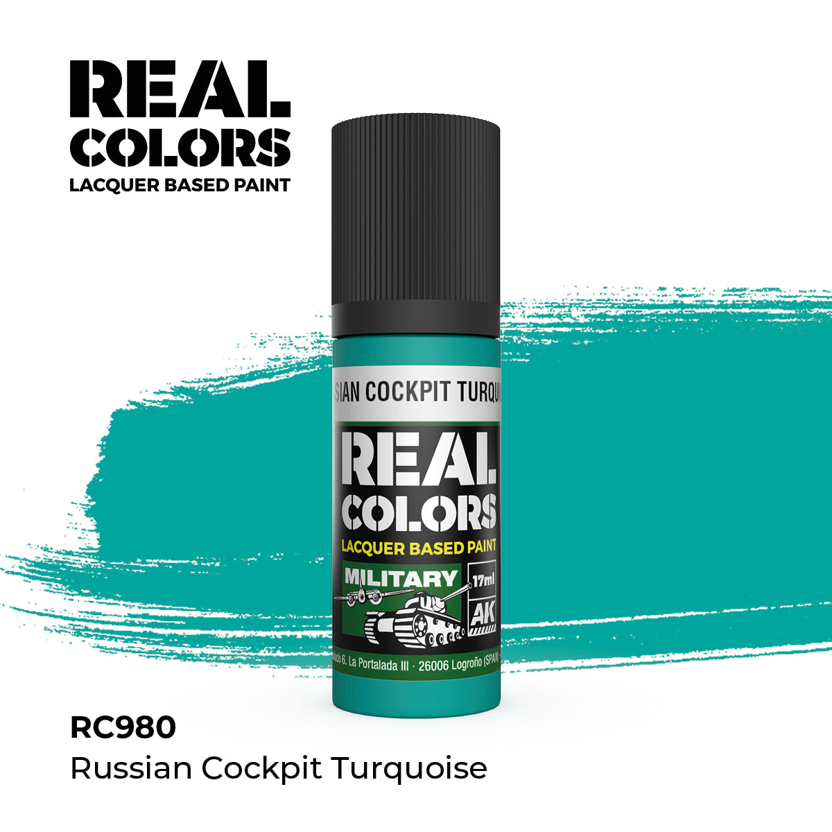 AK Interactive Real Colors Lacquer Paints 17ml. *New Bottles*