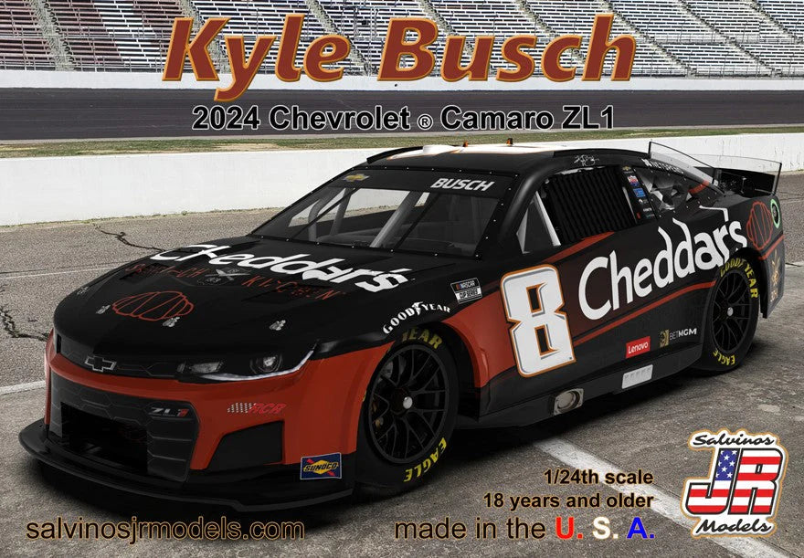 1/24 Kyle Busch 2024 NASCAR Chevrolet Camaro ZL1 Race Car (Primary)