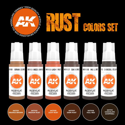 AK Interactive 3G Rust Set