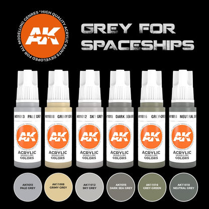 AK Interactive 3G Grey for Spaceships Set