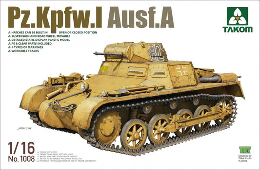 Takom 1/16 Pz.Kpfw.I Ausf.A