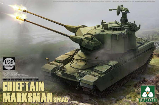 Takom 1/35 British Air-Defense Weapon System Chieftain Marksman SPAAG