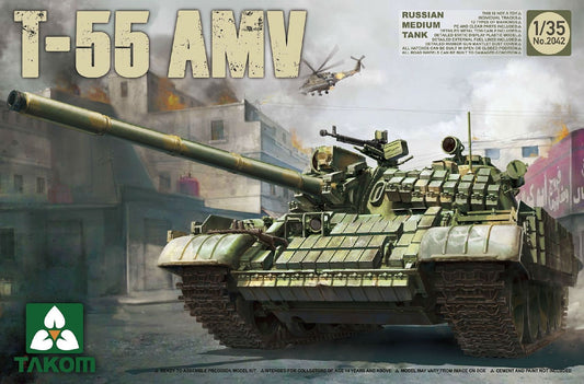 Takom 1/35 Russian Medium Tank T-55 AMV