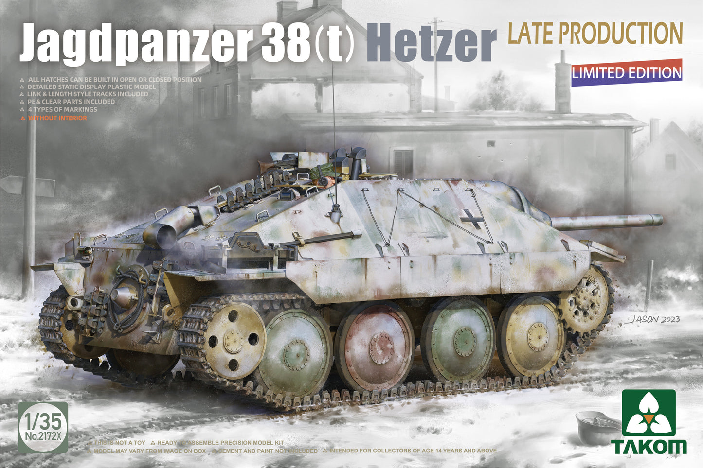 Takom 1/35 Jagdpanzer 38(T) Hetzer Late Production (Limited Edition)