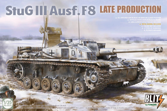 Takom 1/35 Stug III Ausf.F8 Late Prodution