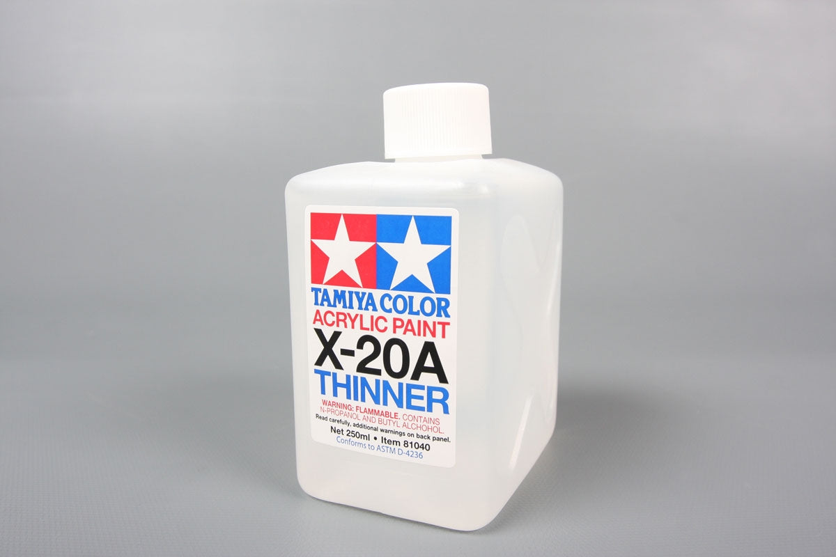 Tamiya Acrylic/Poly Thinner X-20A 250ml