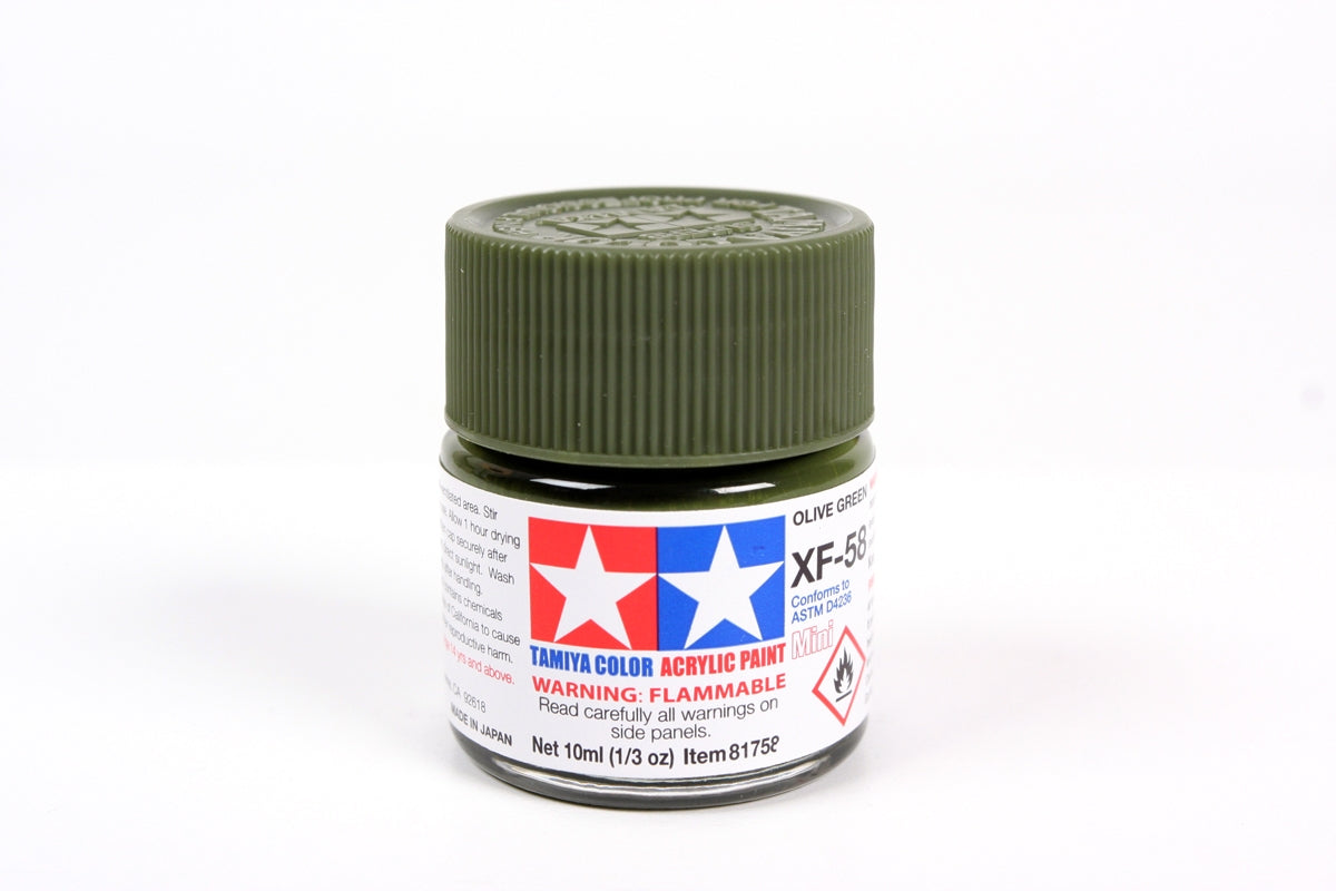 Tamiya Acrylic 10mL XF Paints