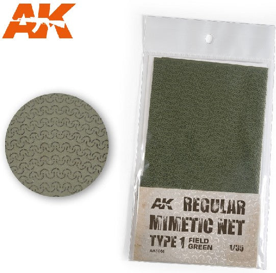 AK Interactive Regular Camouflage Net Type 1 Field Green