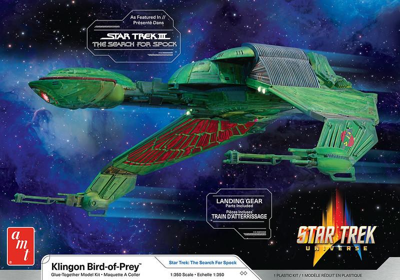 AMT 1/350 Star Trek Klingon Bird of Prey Plastic Model Kit