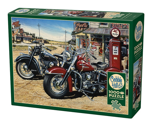 Two for the Road (Vintage Motorcycles) Puzzle