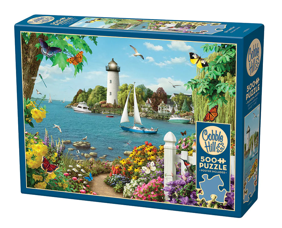 By the Bay (Lighthouse/Sailboat/Butterflies) Puzzle