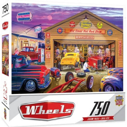 Wheels: Old Timer's Hot Rods Puzzle