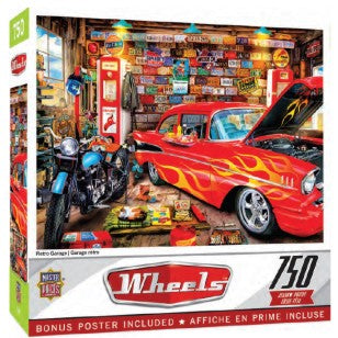 Wheels: Retro Garage Puzzle