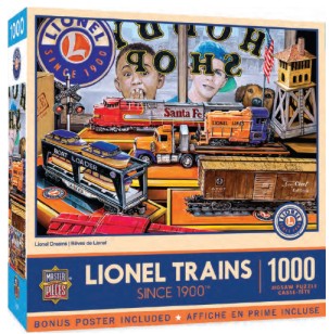 Lionel: The Boy's Playroom w/Trains & Layout Puzzle (1000pc)