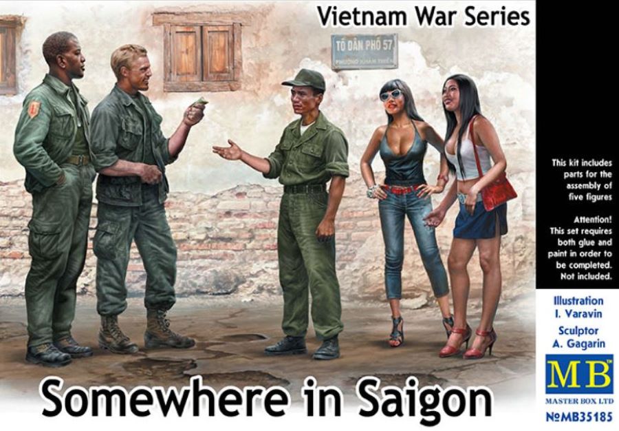 MASTER BOX 1/35 Somewhere in Saigon, Vietnam War Series