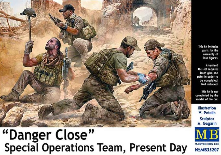 MASTER BOX 1/35 Danger Close. Special Operations Team, Present Day