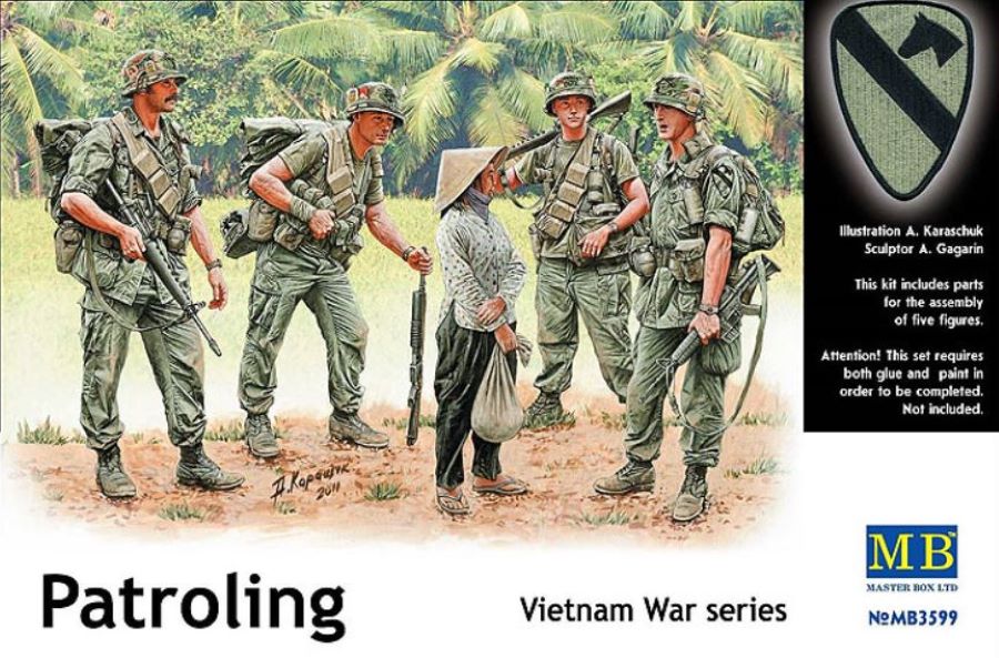 MASTER BOX 1/35 Patroling. Vietnam War series