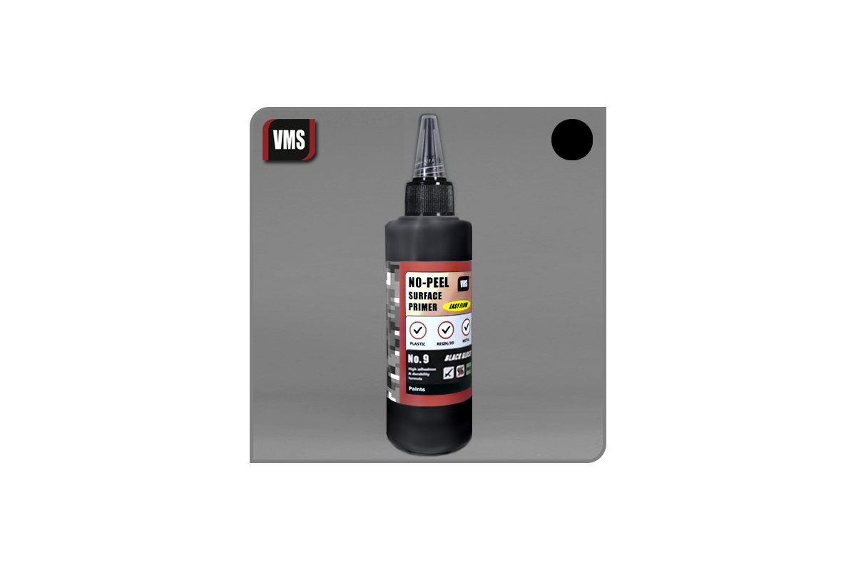 VMS No-Peel Surface Primer No. 09 Black Gloss