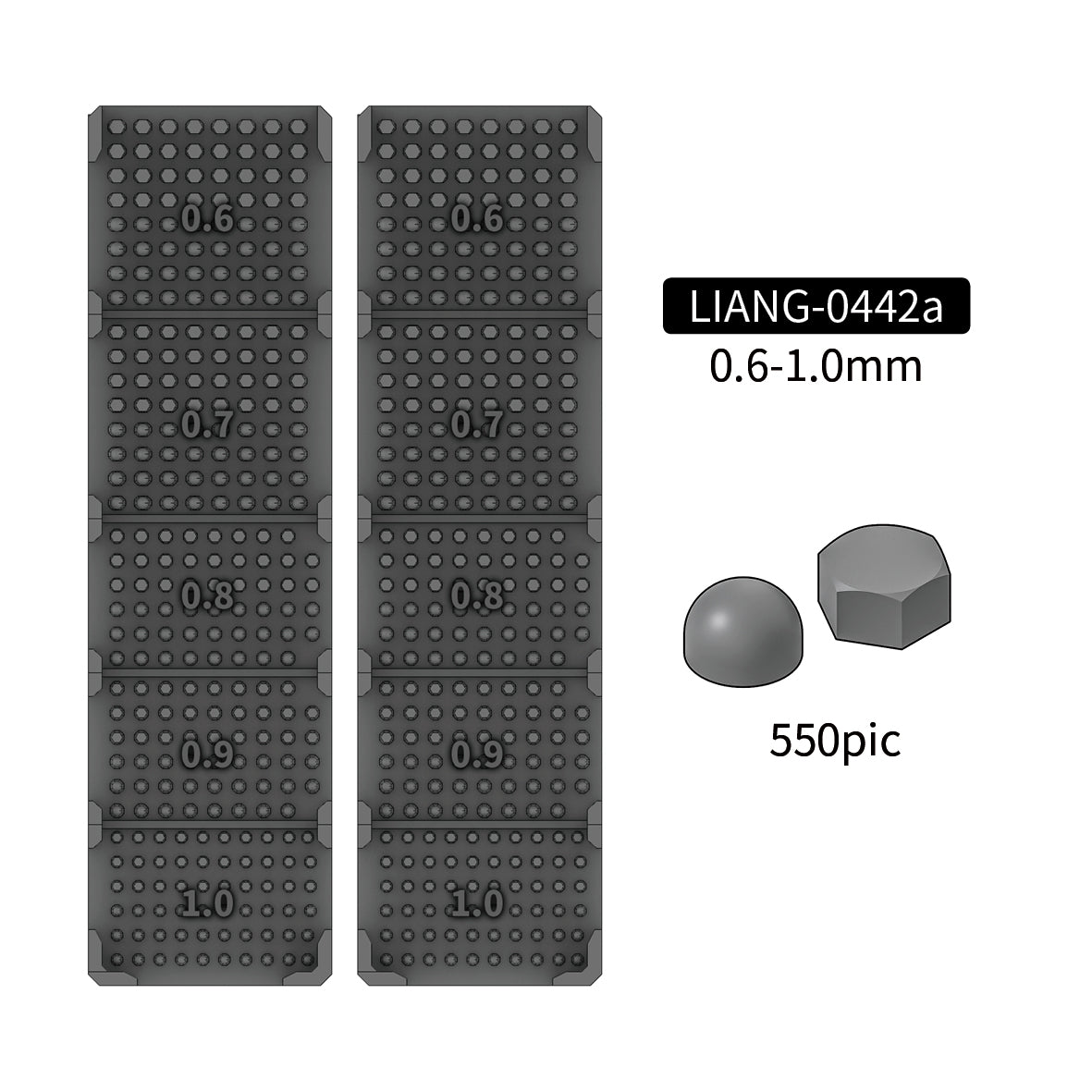 Liang Model - Model Nuts and Bolts A 0.6-1.0mm