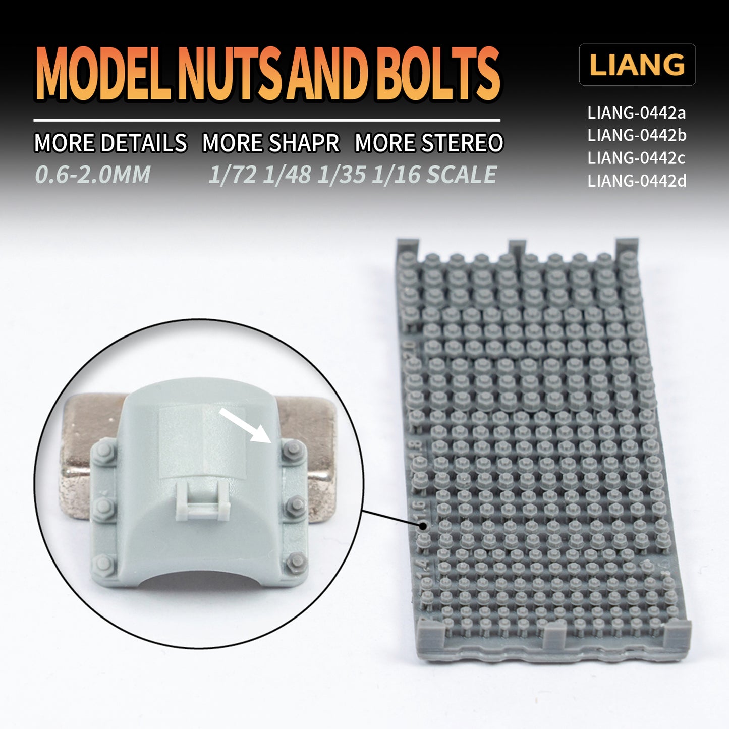 Liang Model - Model Nuts and Bolts C 1.2-2.0mm