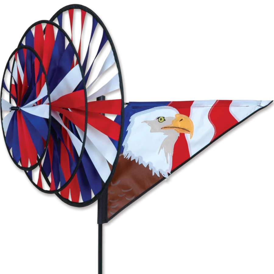 Patriotic Eagle Triple Spinner