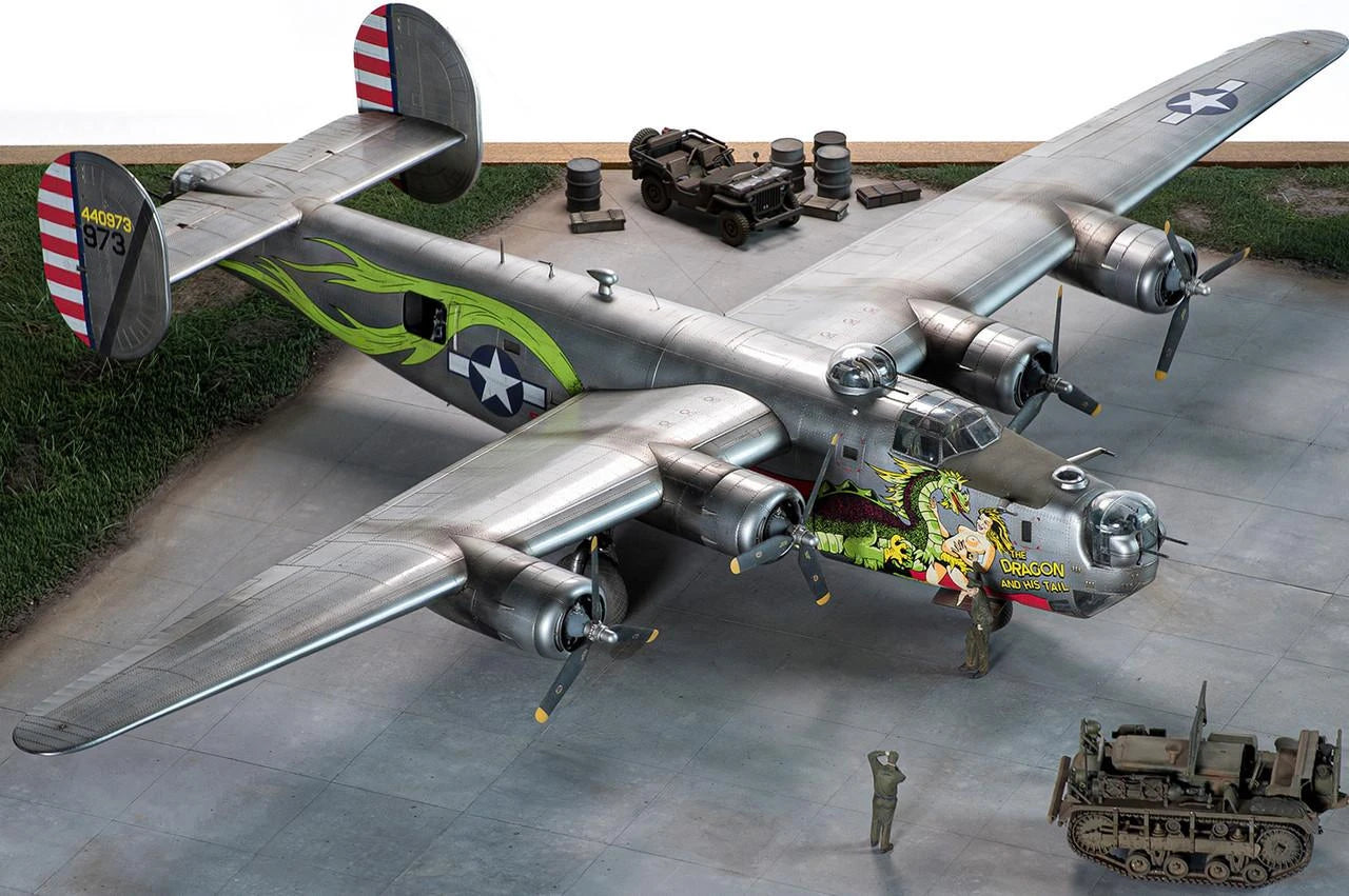 1/48 Squadron/Hobby Boss 1/48 B-24J Liberator The Dragon and His Tail