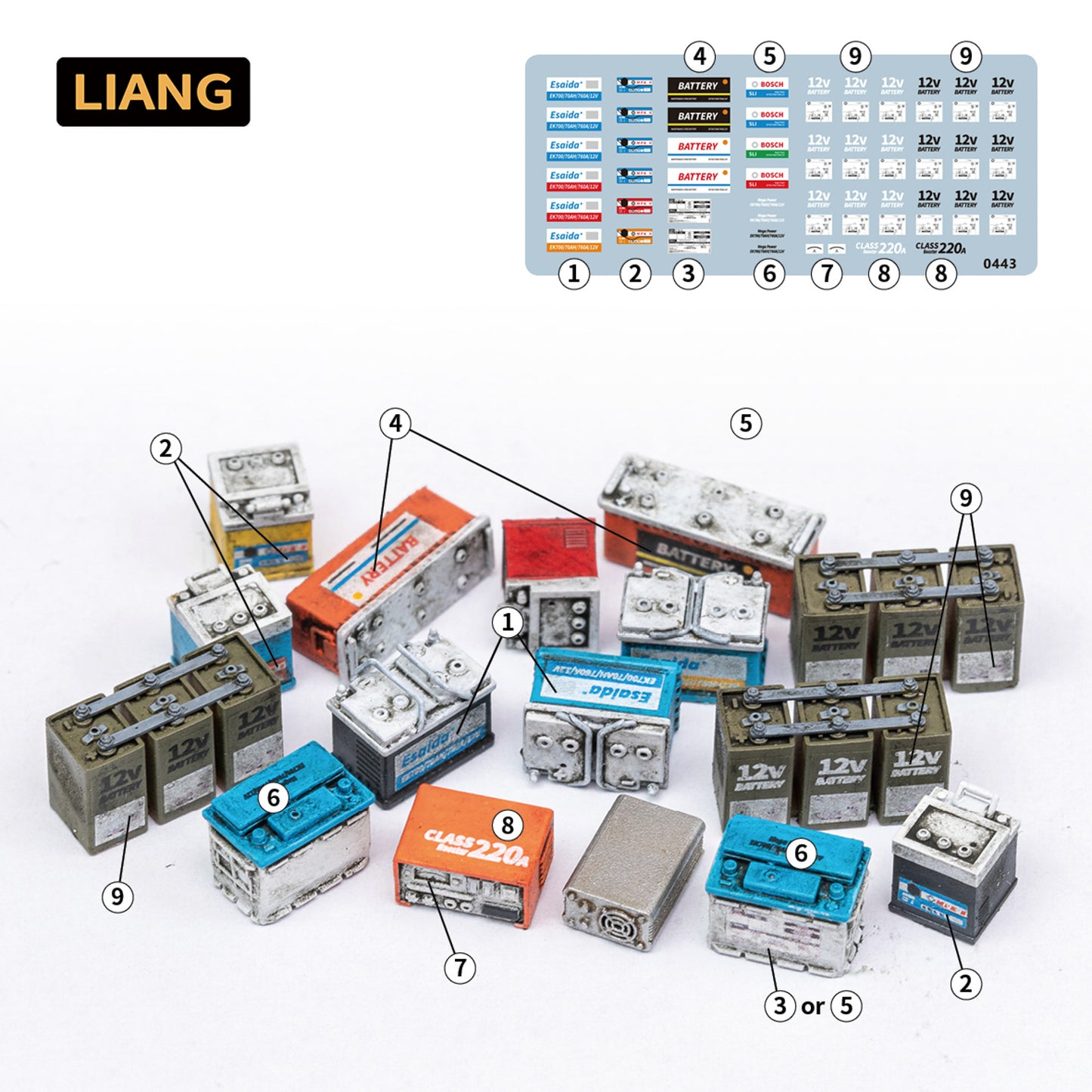 Liang Model - Model Storage Battery x 16 (1/35)