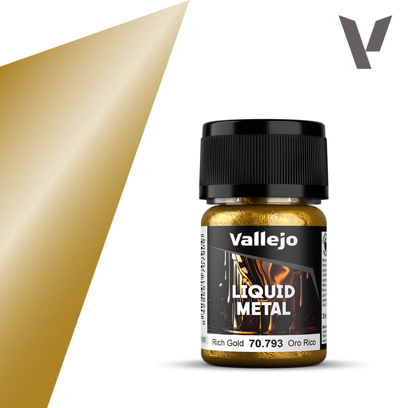 Vallejo Liquid Metal Model Colors - 35mL