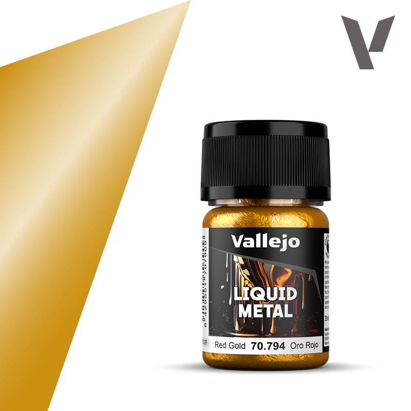 Vallejo Liquid Metal Model Colors - 35mL