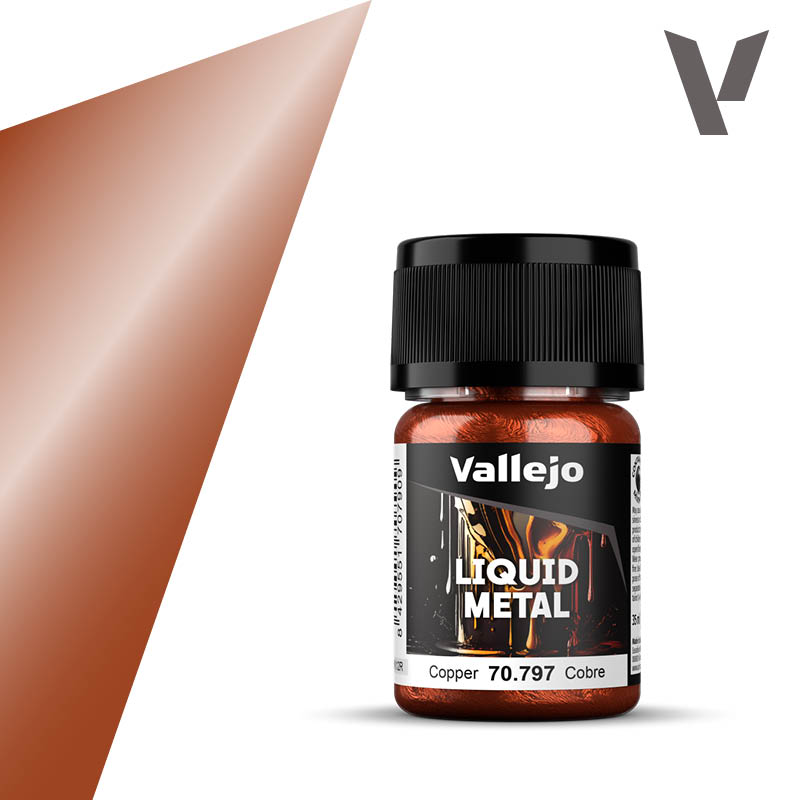 Vallejo Liquid Metal Model Colors - 35mL