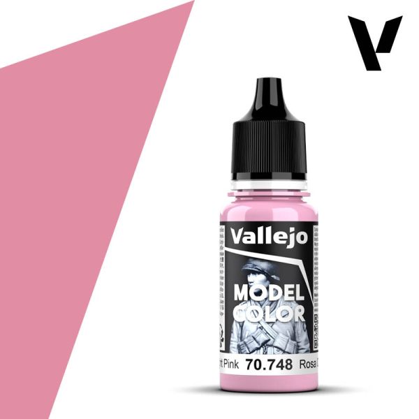 Vallejo Acrylic 18 mL Light Pink Model Color