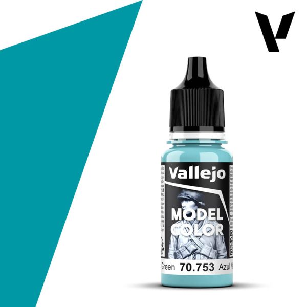 Vallejo Acrylic 18 mL Light Blue Green Model Color