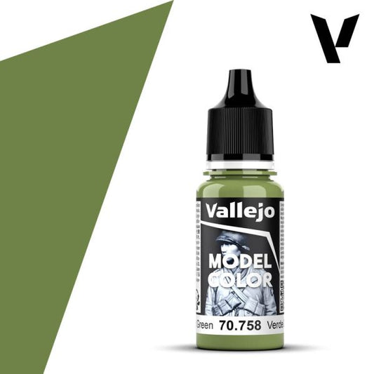 Vallejo Acrylic 18 mL Bright Green Model Color