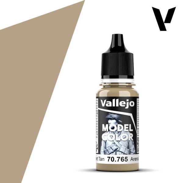 Vallejo Acrylic 18 mL Desert Tan Model Color