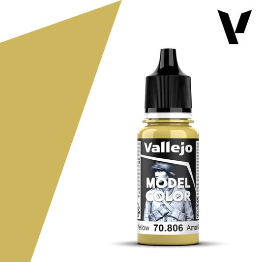 Vallejo Acrylic 18 mL German Yellow Model Color